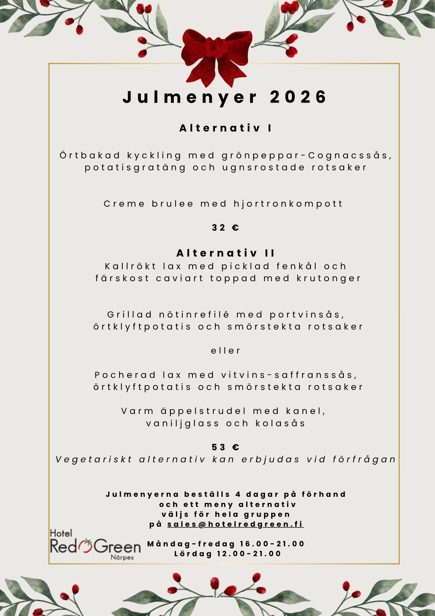 Julmeny 2026
