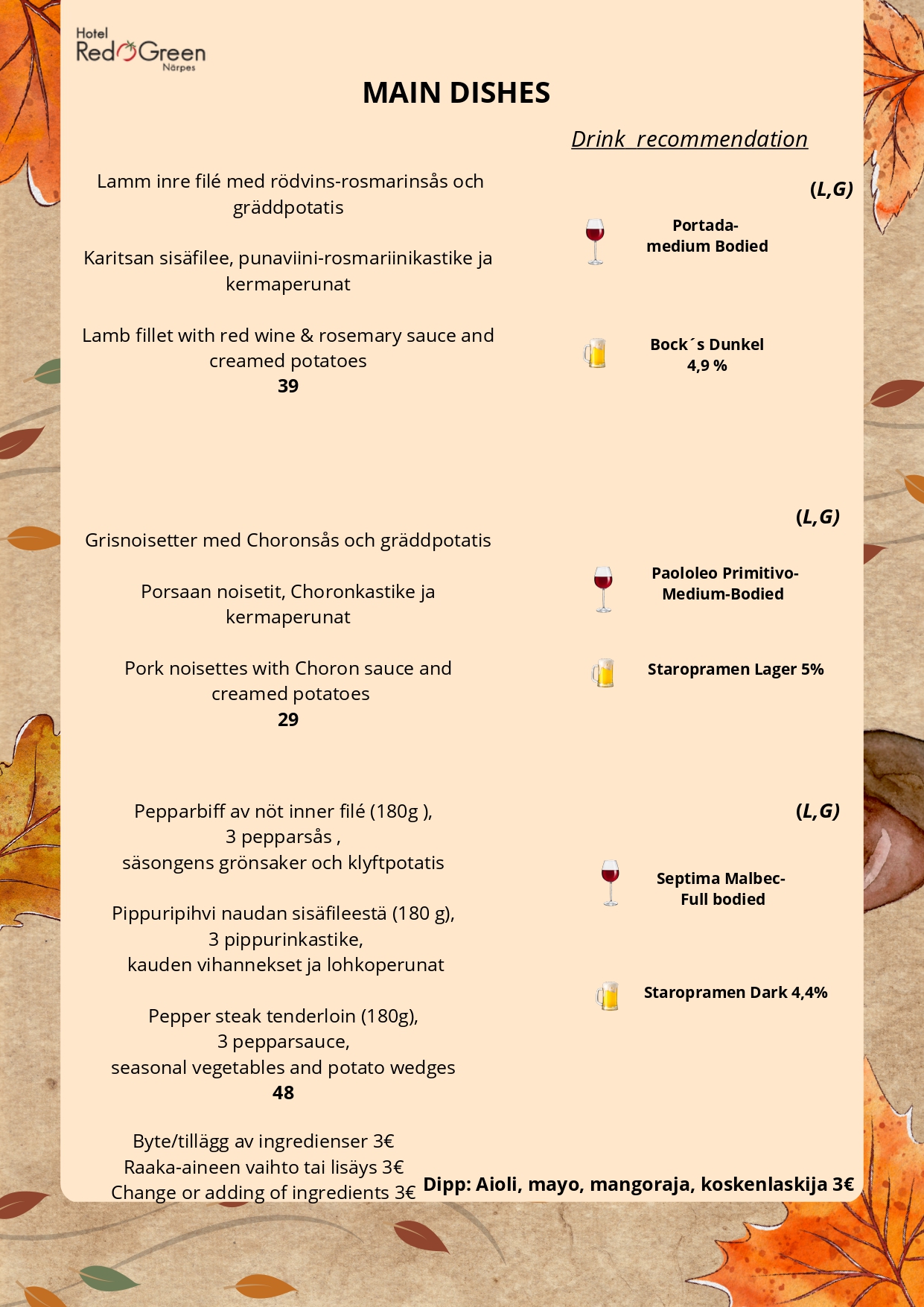 A la carte 4